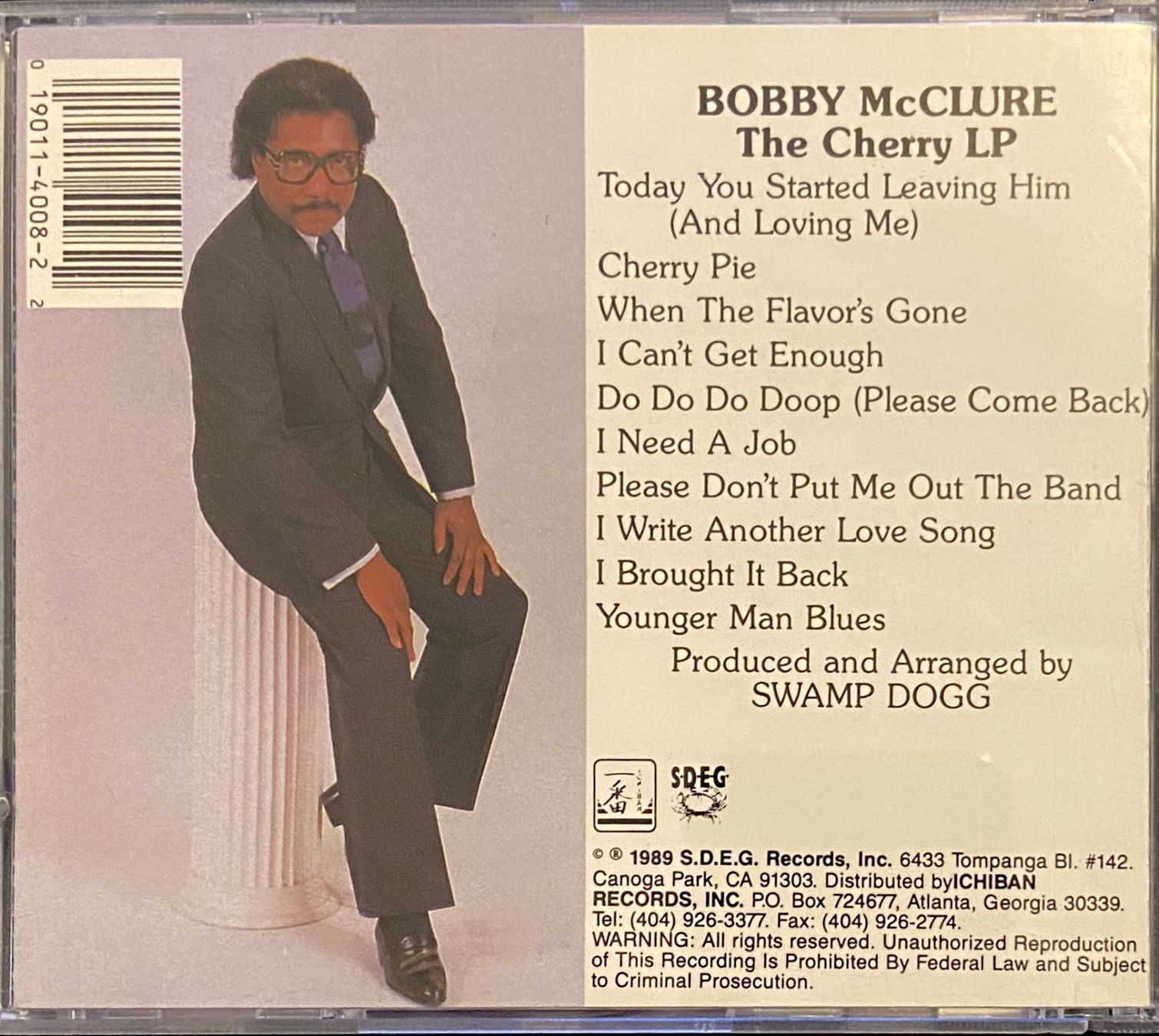 CD: CD Bobby McClure – The Cherry LP – Usato da Luzern venduto da Lycka24 1