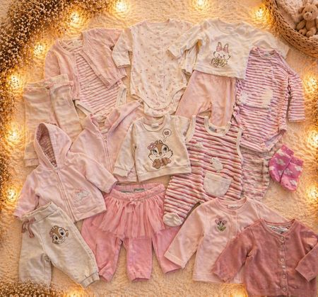 Babykleidung Set Grösse 62/68 rosa neuwertig
