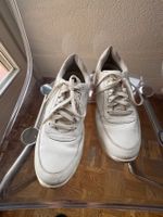 Clarks Herren Sneakers / Lederschuhe Weiss
