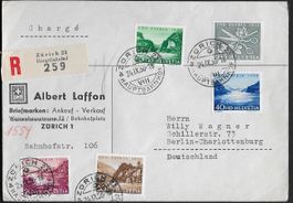 1956 R/SATZ-Brief illust. o Zürich nach BERLIN B76-80 ab 1.-
