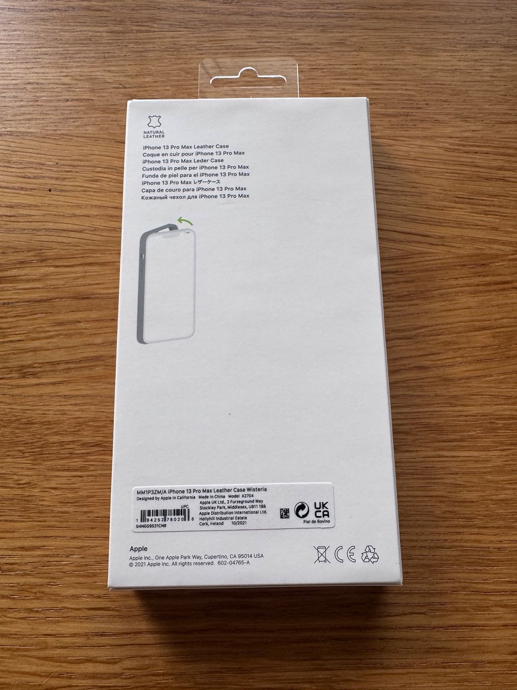 Apple Cover & Protezioni schermo: Apple iPhone 13 Pro Max Leather Case MagSafe neu – Nuovo e nell'imballaggio originale da Hombrechtikon venduto da Albina_ 3