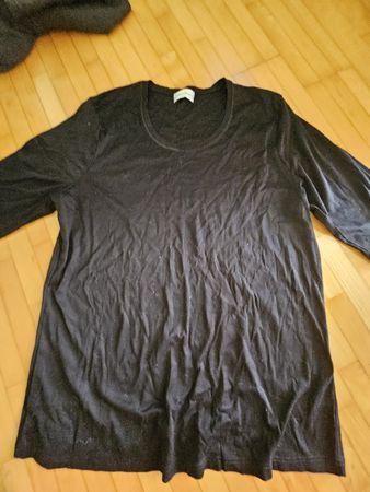 Schwarzes Langarmshirt Grösse 42 Peter Hahn
