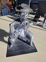 Signierte Kunst Metallfigur Kenno  28 X 30 X 42 cm hoch