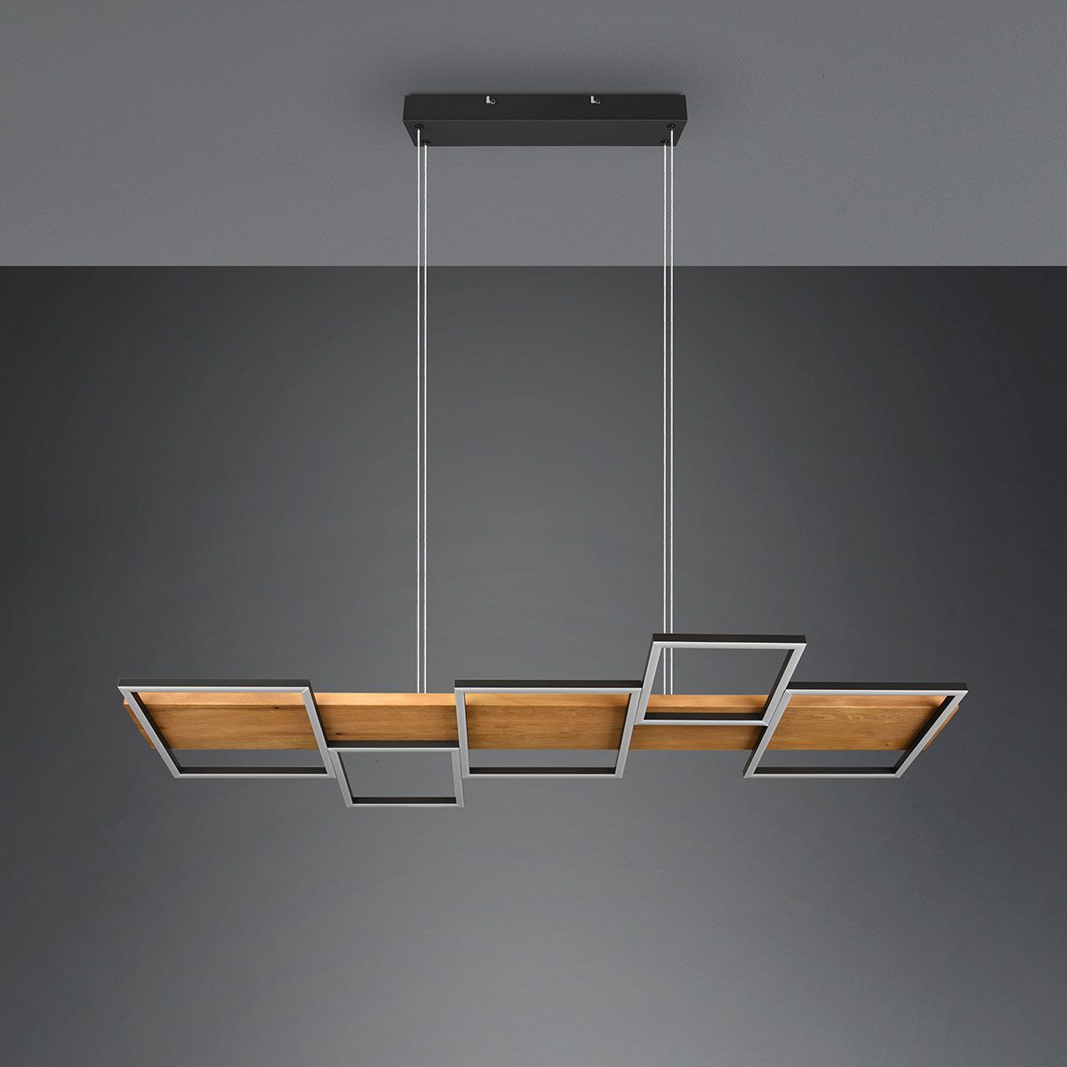 Lampadari & plafoniere: LED Pendelleuchte, Holz, Metall, Dimmer – Nuovo (secondo la descrizione) da Kreuzlingen venduto da Smart-Light 5