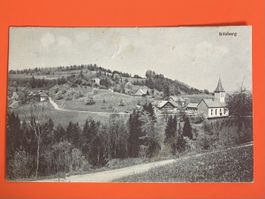 Alte Ansichtskarte Sitzberg mit Kirche