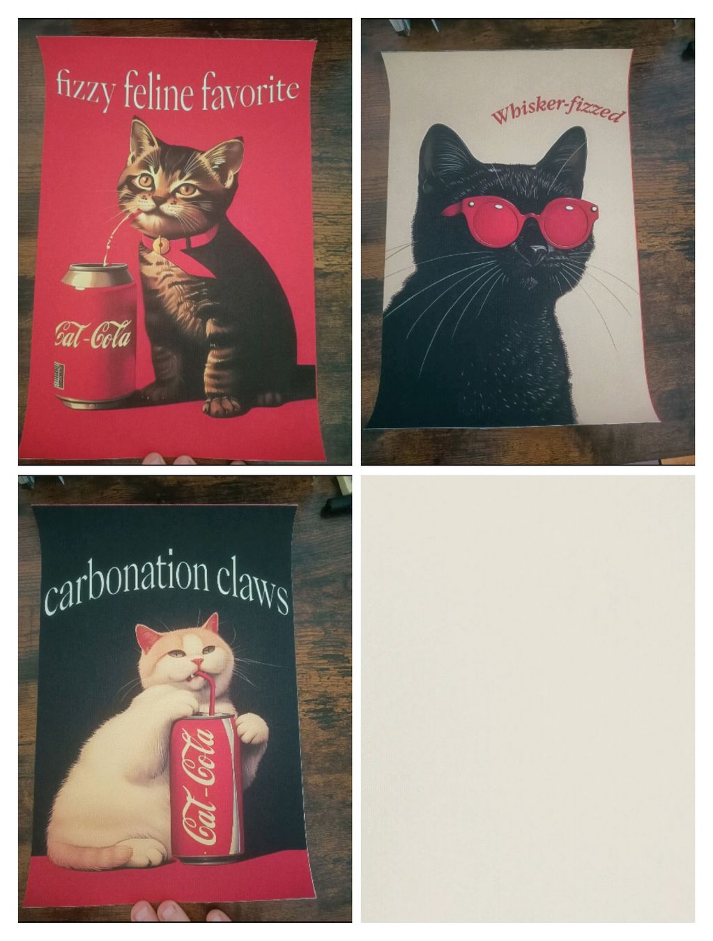 Foto & Immagini: lot.de 3 affiches chat noir coca cola – Nuovo (secondo la descrizione) da Lausanne venduto da hel_t5v7