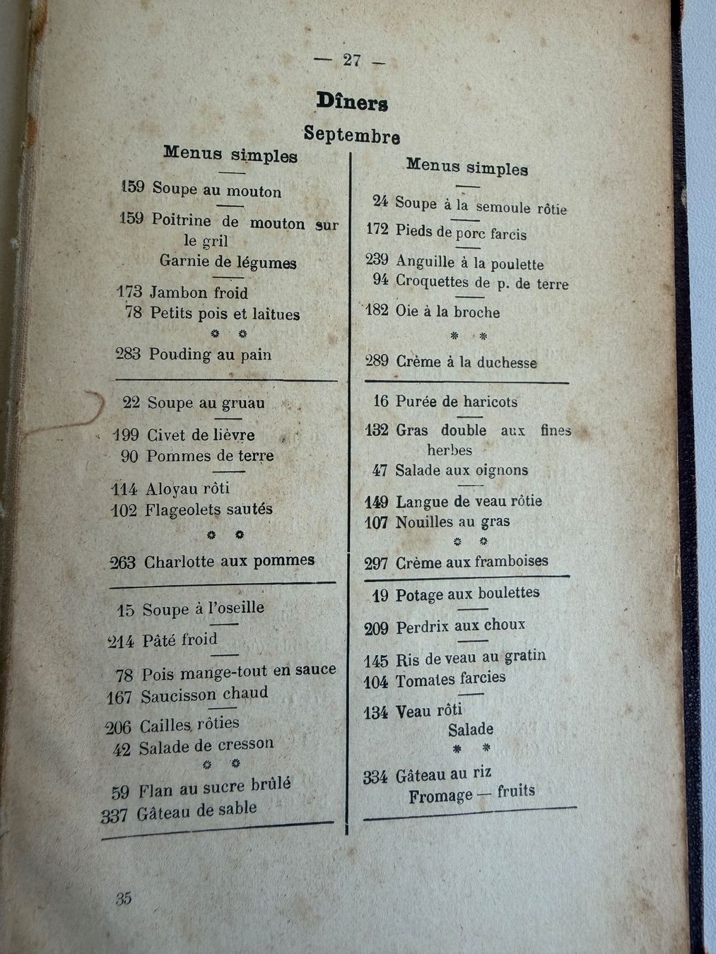 Bücher: Recettes de ma Tante. Cuisine bourgeoise, Neuchâtel, 1897 – Gebraucht aus Fribourg von J334455 3
