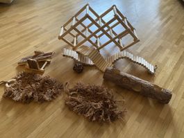 Diverse Kletter Spielsachen f. Nagetiere
