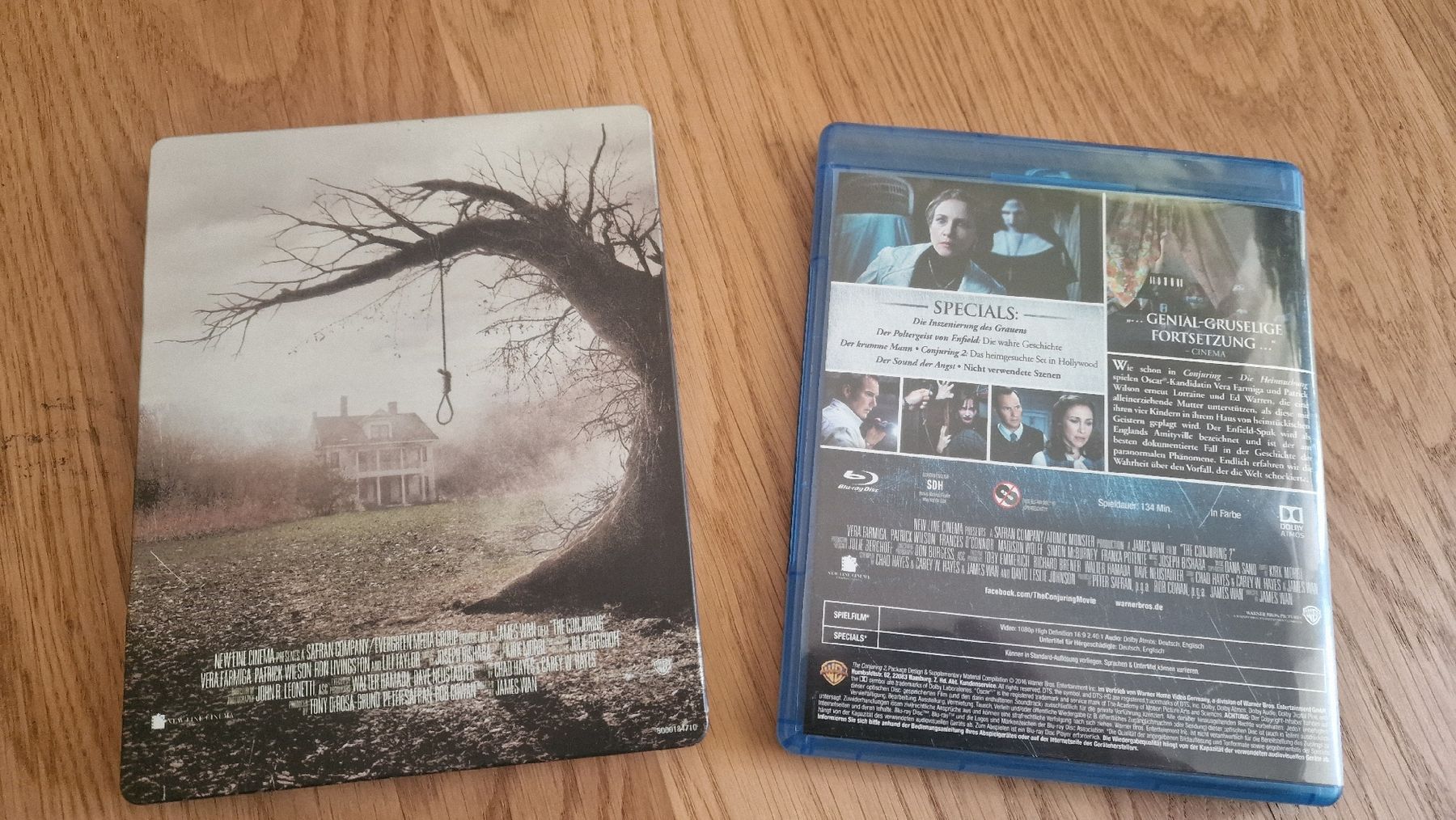 Tous les DVDs: Conjuring 1 & 2 Steelbook Blu-ray  – D'occasion à Urtenen-Schönbühl par Saints67 1