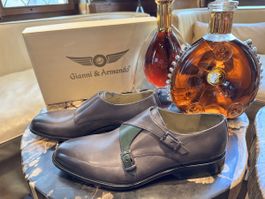 Gianni & Armando Men's Leather Dress Shoes Size 40