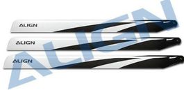 830 Three-Carbon Fiber Blades / Align - Rotorblätter