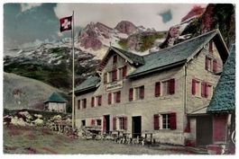 Pension Urnerstaffel, Bannalp, gelaufen 1951
