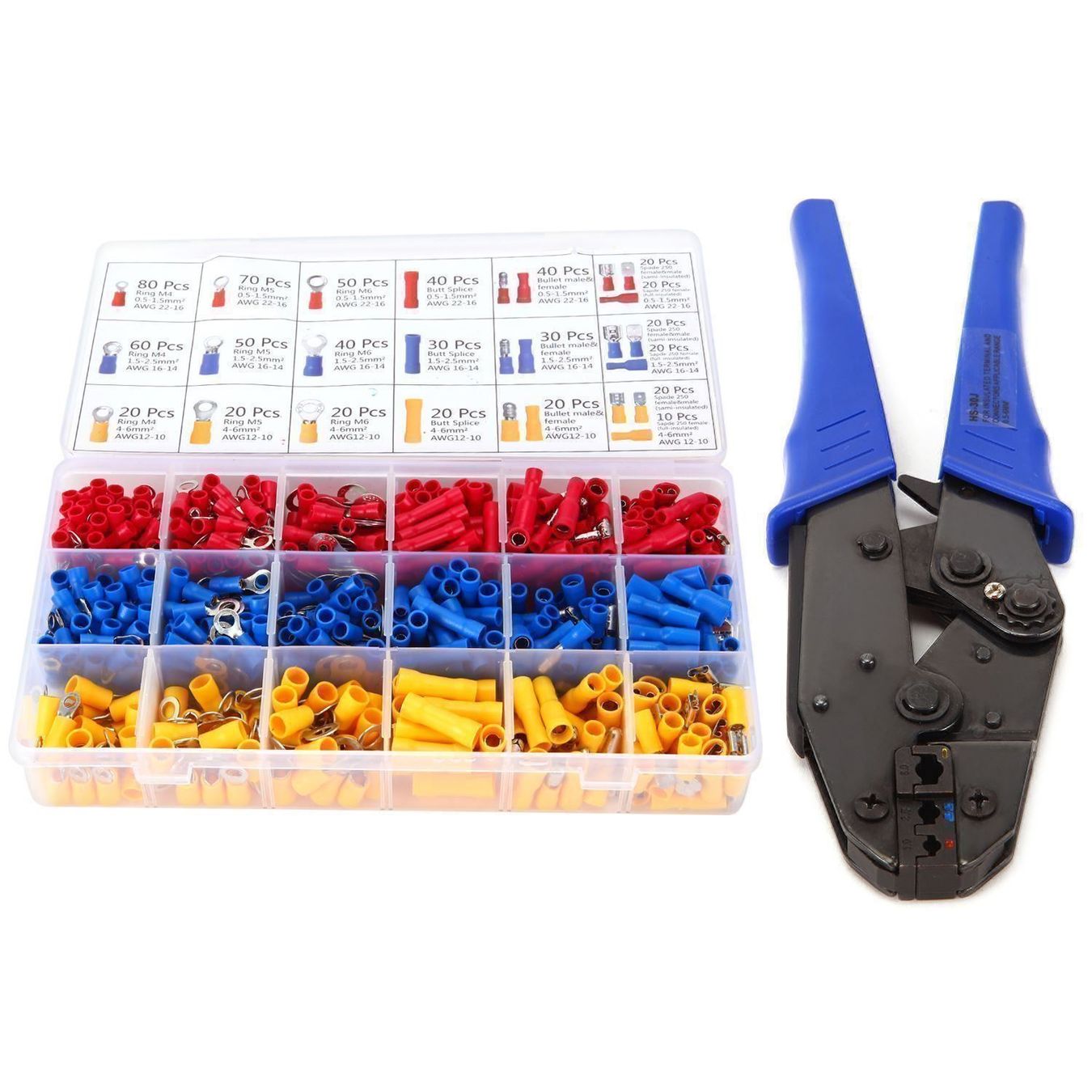 Alle Werkzeuge: Crimpzange mit 700pcs Steckverbinder Set – Neu (gemäss Beschreibung) aus Thun von onlino 3