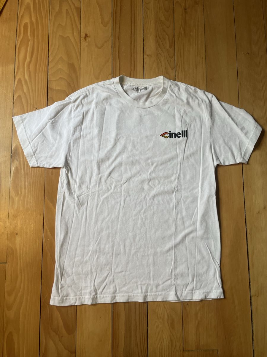 Canottiere & Pantaloni: T-shirt Cinelli Weiss L – Usato da Zürich venduto da Rollladen
