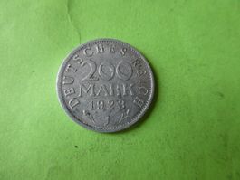 Dt. Reich 1923 J, 200 Mark - Alu