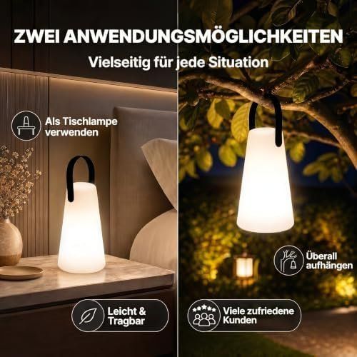 Lampade: Akku Tischlampe RGB – Nuovo e nell'imballaggio originale da Hundwil venduto da Stallone5 6