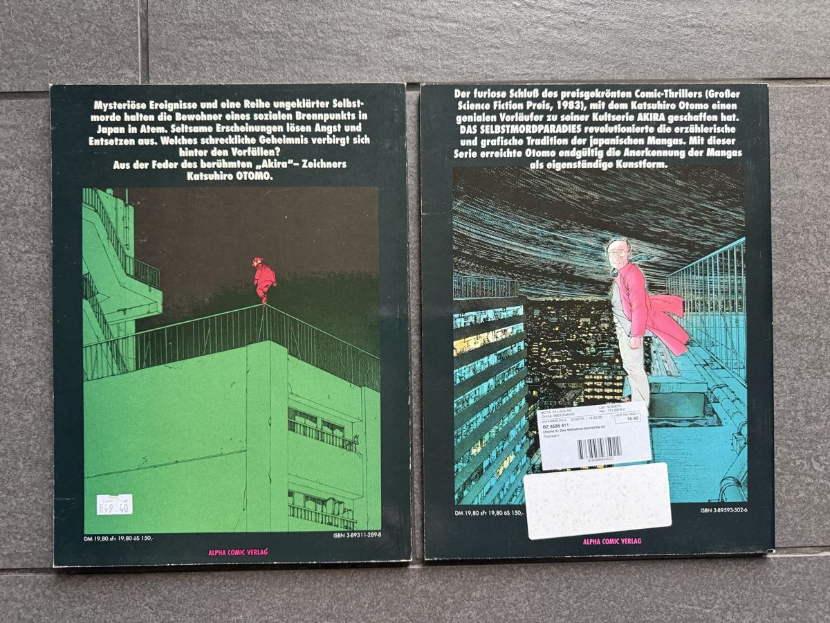 Comics: Otomo Das Selbstmordparadies Teil 2&3 – Gebraucht aus Zürich von cENS0R 1