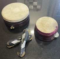 Strumenti musicali artigianali vintage India