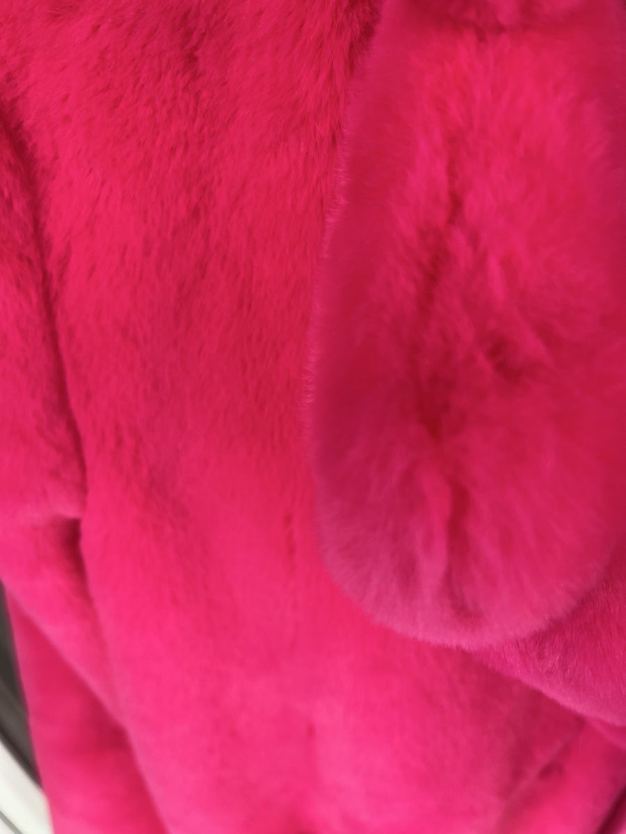 Cappotti: Eyecatcher Webpelzmantel in pink – Nuovo (secondo la descrizione) da Mellingen venduto da Engelkuss 1