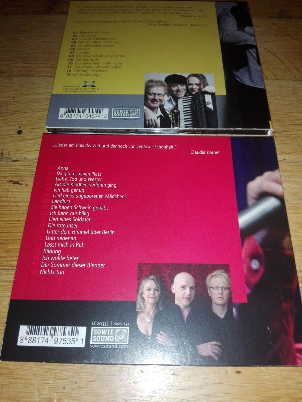 CD: Zeitlieder  (1 + 2)             > Georg Clementi < – Usato da St. Gallen venduto da elkapone 7