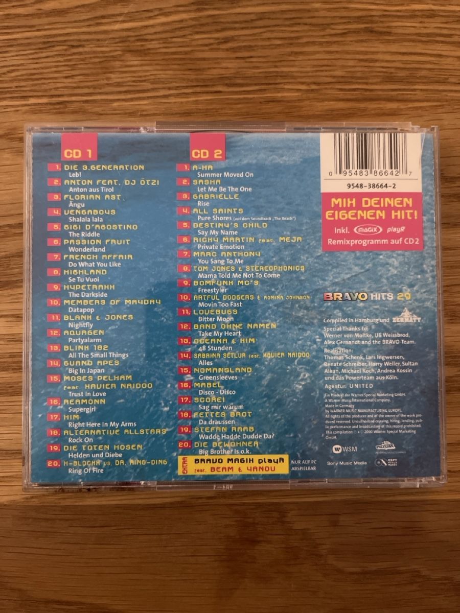 CD: Bravo Hits 29, Doppel CD – Usato da Sursee venduto da abcdxyz 1