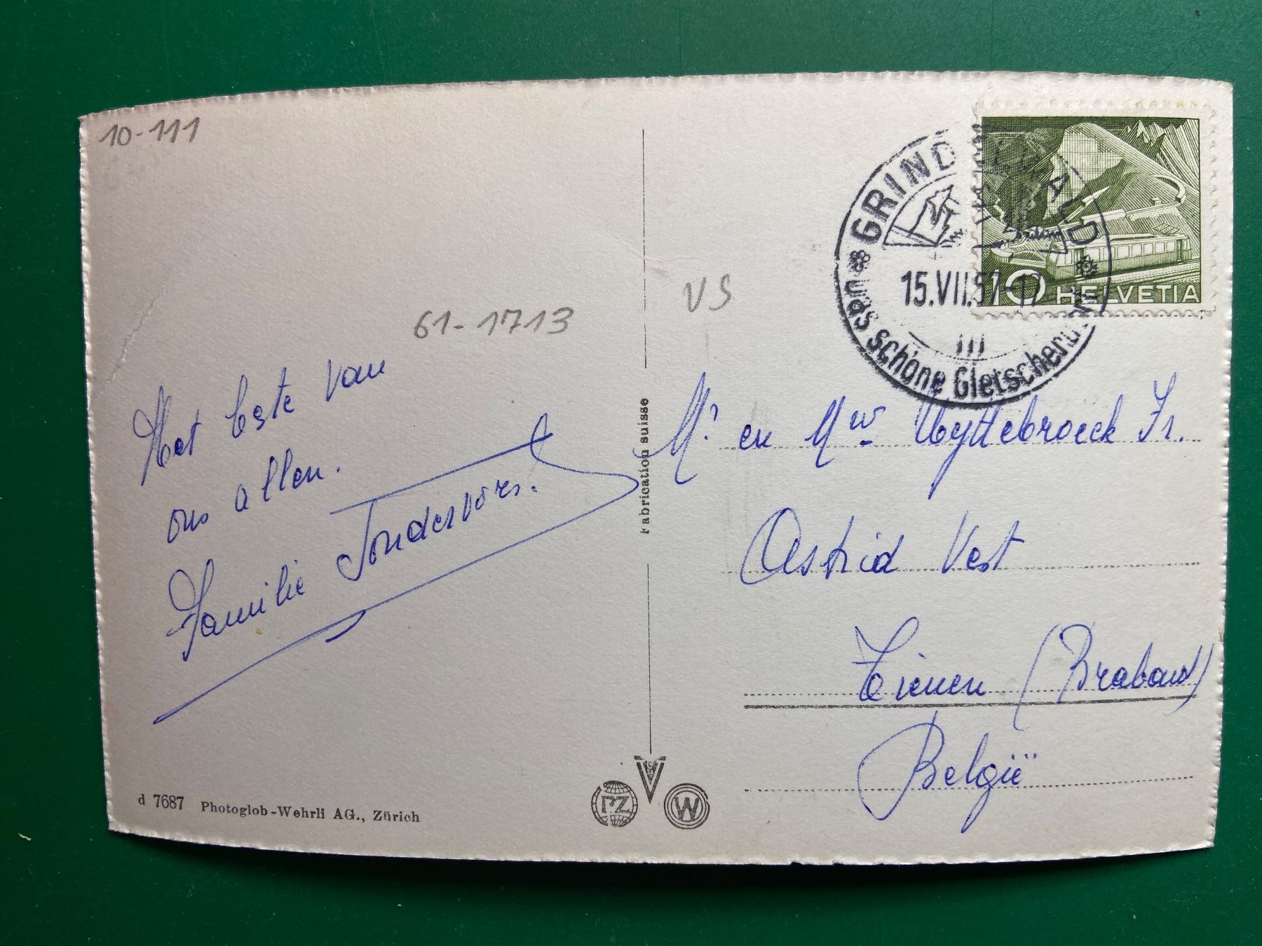 Cartoline postali: Grindelwald - Gletscherwanderung - belebt – Usato da Steg VS venduto da _vinci_ 1