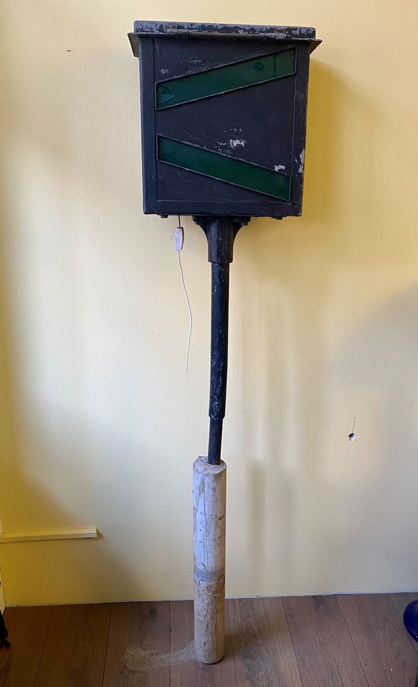 Lanterne: Alte Bahnlampe von Bahnschranke – Usato da Hindelbank venduto da brm_72zv 1
