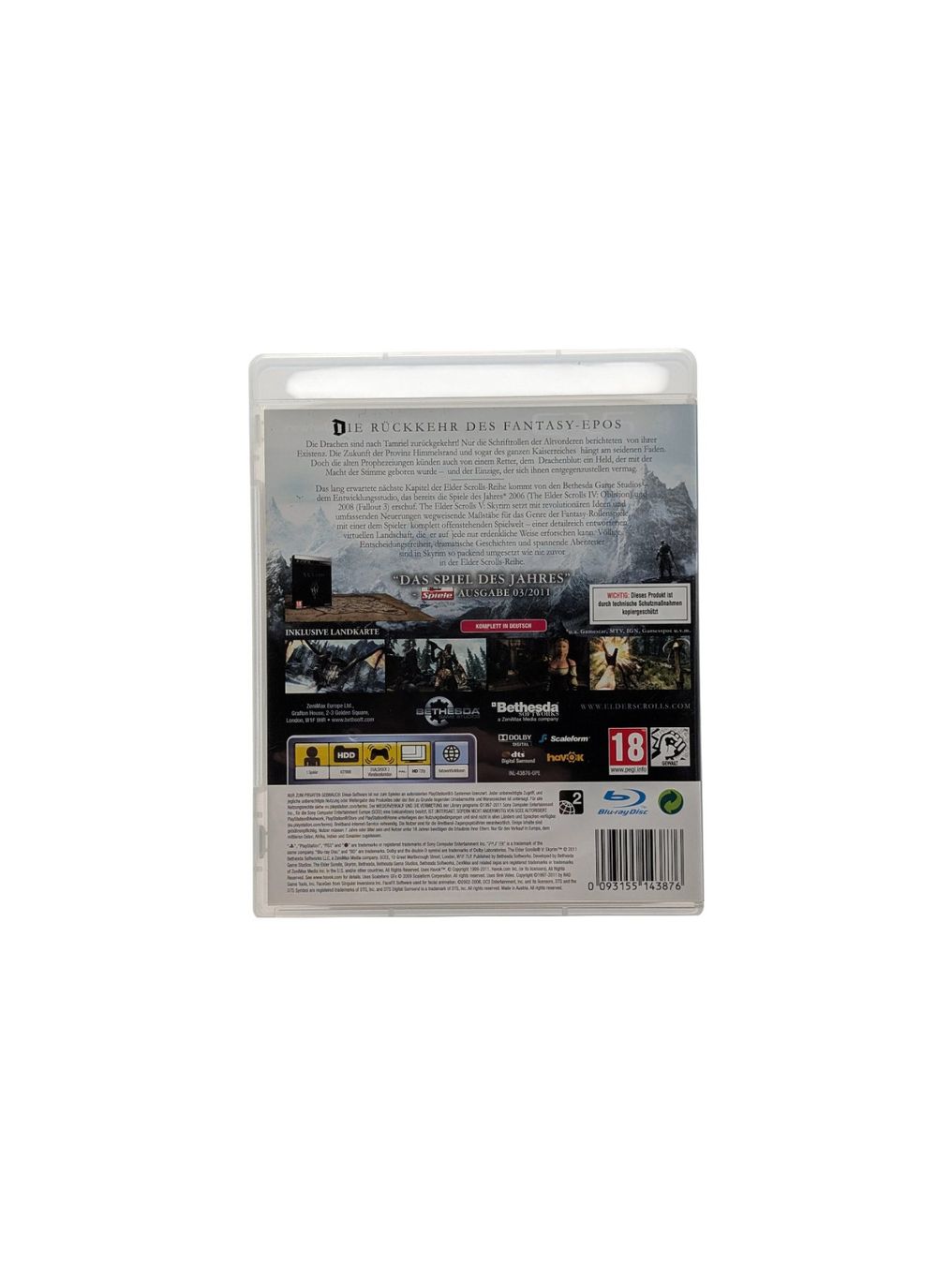 Sony Giochi: The Elder Scrolls V: Skyrim PS3 – Usato da Domat/Ems venduto da IsseldorsShop 1