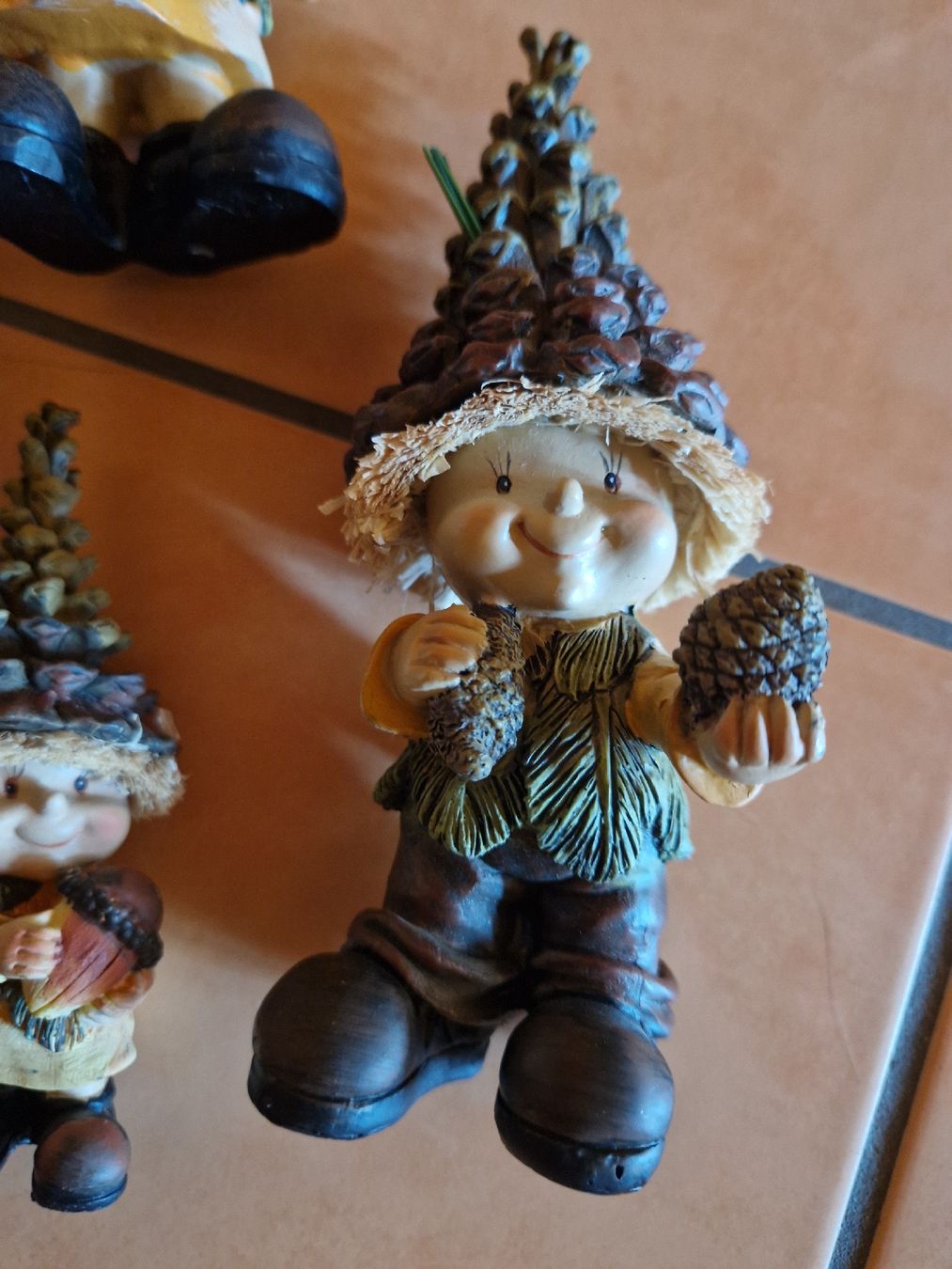 Figurines: 5 Wichtel Waldmännchen Tannzapfen – D'occasion à Lichtensteig par Cocabana_16 4