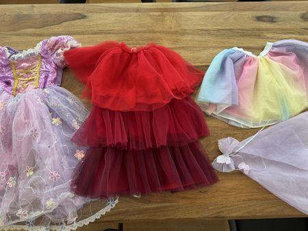 Verkleidungs Kleider Kinder 4 Stk. Tutu Kleid Prinzessin Fee