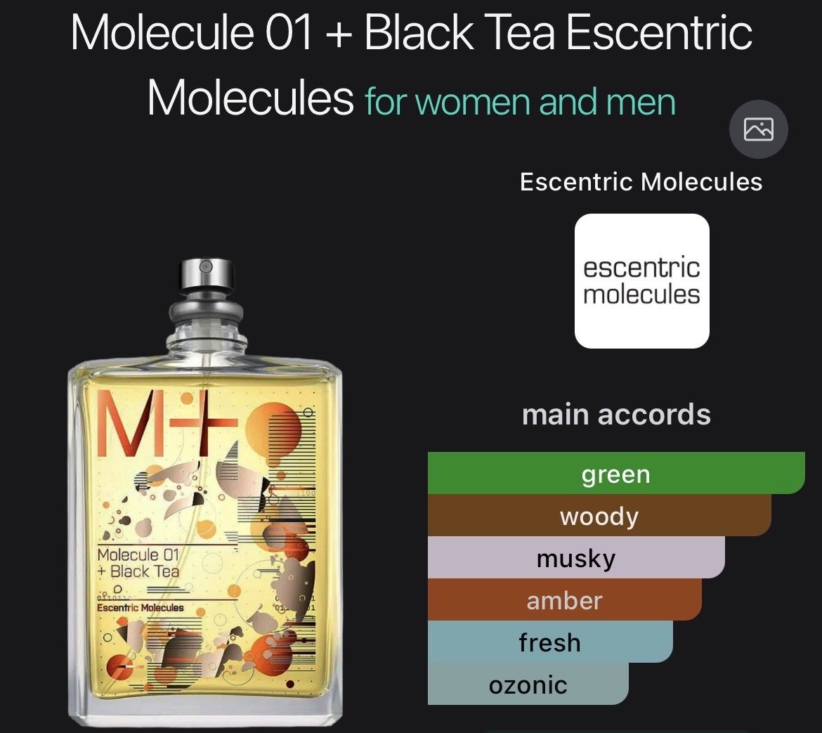 Parfum & Eau de Toilette: Molecule 01 + Black Tea by Escentric Molecules (decant) – Neu (gemäss Beschreibung) aus Genève von StaceyH 2