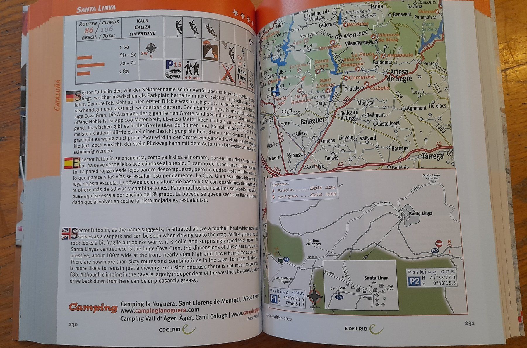 Libri: Sportkletterbuch: Roca España – Usato da Rüegsauschachen venduto da lis_qql9 2