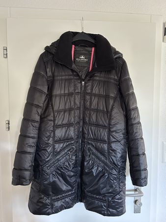 Allsport Damen Wintermantel, Gr. 44, Schwarz, Top Zustand!