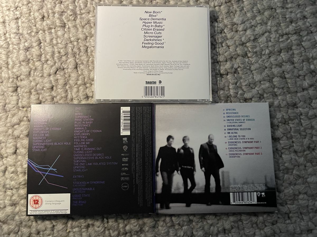 CDs: 3x MUSE (1x CD mit DVD) – Gebraucht aus Reinach AG von trigger7811 1