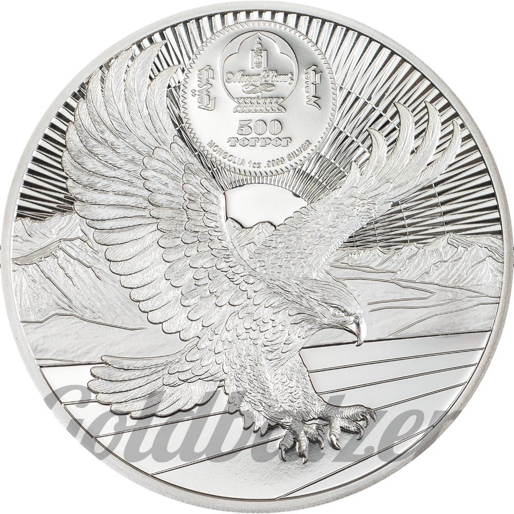 Toutes les monnaies: Mongolia Chinggis Khaan 2026  1oz – Neuf avec emballage d'origine à Liestal par Goldbatzen