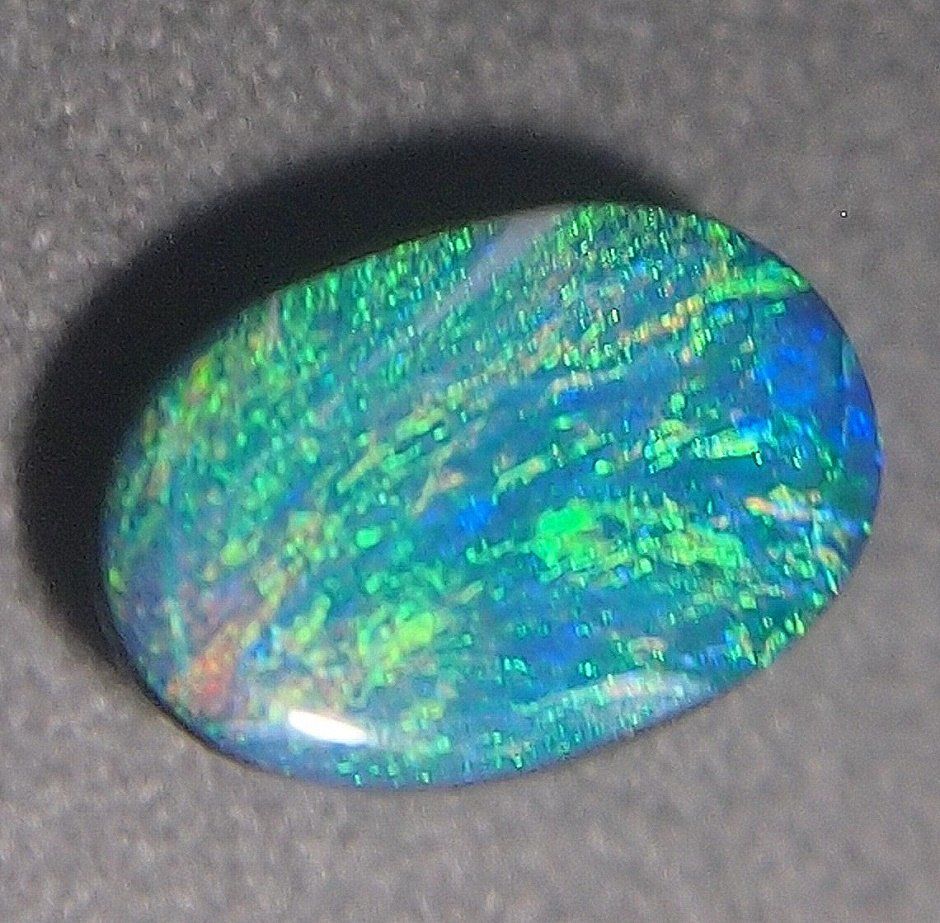 Pietre preziose: 1 ct. Multicolour Blackopal-Douplette AAA – Nuovo e nell'imballaggio originale da Reinach BL venduto da rumablum 3