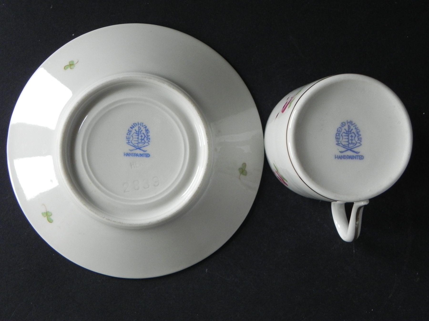 Herend Tassen: HEREND Espressoset - handpainted Ungarn / Hungary – Neu (gemäss Beschreibung) aus Zürich von LodgE-21 2