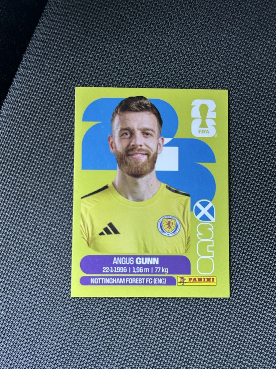 Panini Carte collezionabili: PANINI WM 2026 / GUNN SCO 2 – Nuovo (secondo la descrizione) da Unterstammheim venduto da Robin059
