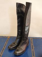 Stiefel Leder Made in Italy schwarz Grösse 38