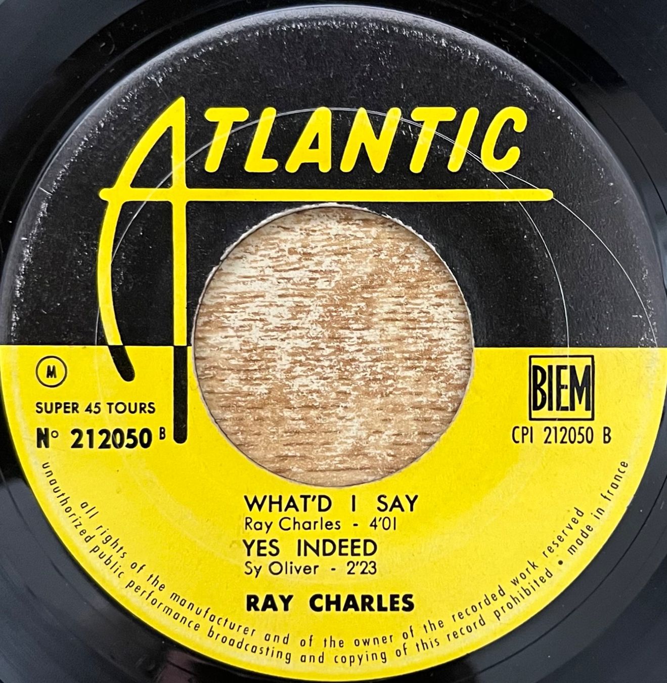 Dischi in vinile: RAY CHARLES - DROWN IN MY OWN TEARS – Usato da Bussigny venduto da vinyl-pas-cher 3