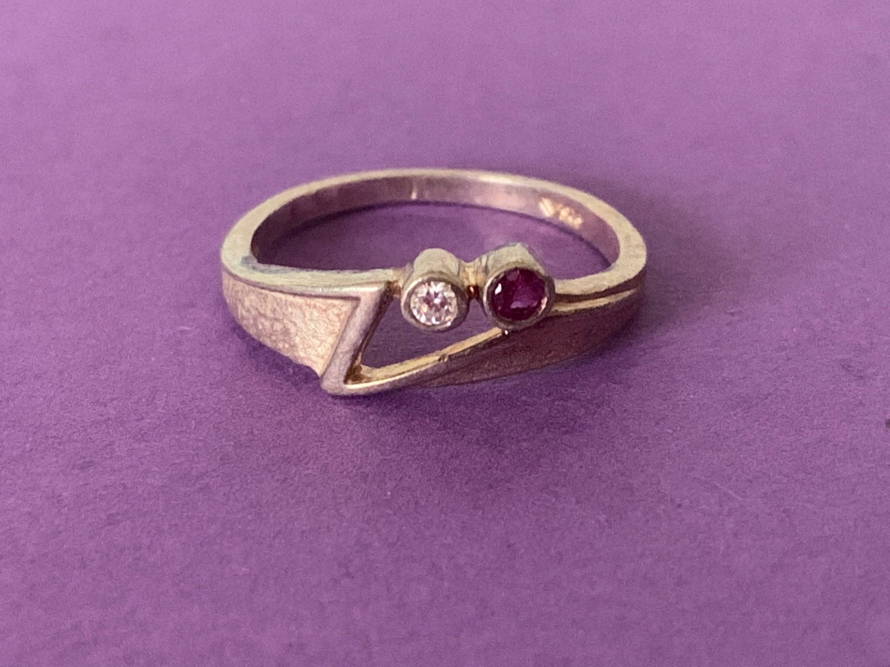 Bagues: Silberring rosa weiss zauberhaft 54 – D'occasion à Dittingen par Bellevista 1
