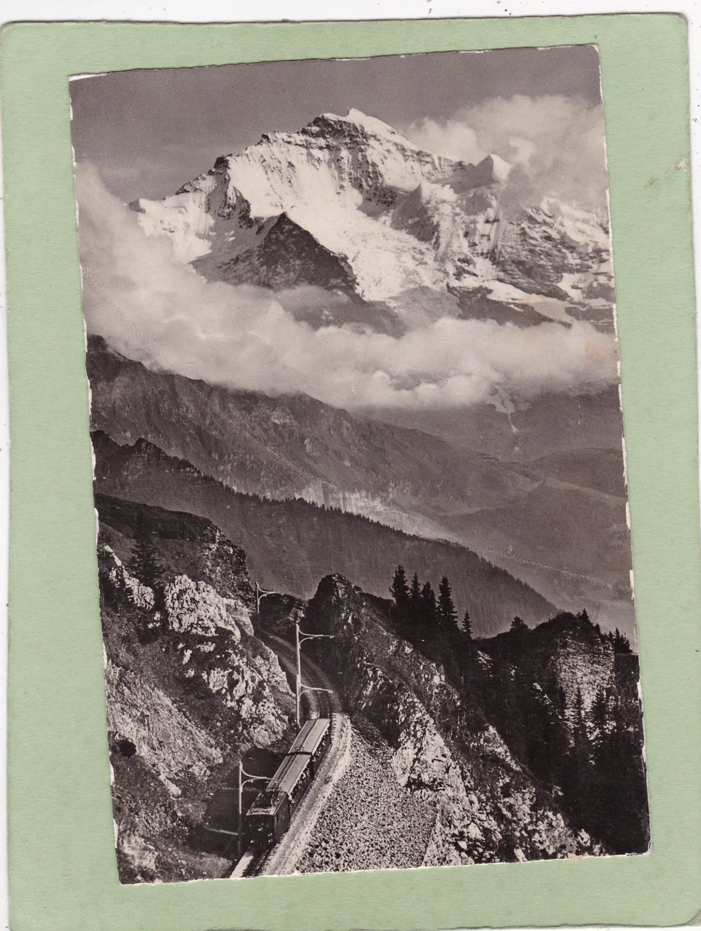 Cartes postales: Schynige Platte Bahn mit Jungfrau – D'occasion à Herisau par Lisegrat2008