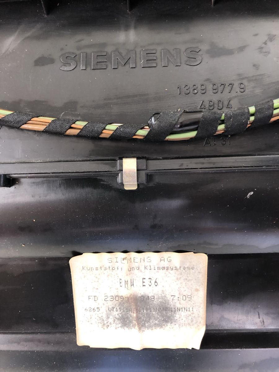 Siemens Radiatori: Bloc chauffage Siemens BMW E36 – Usato da Gland venduto da marckarl 3