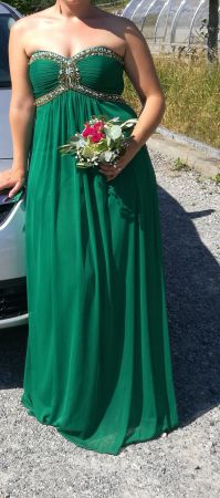 Ballkleid bodenlang, CHIFFON Grösse 38/40