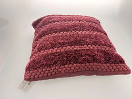 Kissen Dekokissen 50x50cm neu mit Etikett dunkelrot