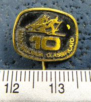 MARCIA LONGA ITALIEN SKIMARATHON 10. ANSTECKNADEL VINTAGE OL