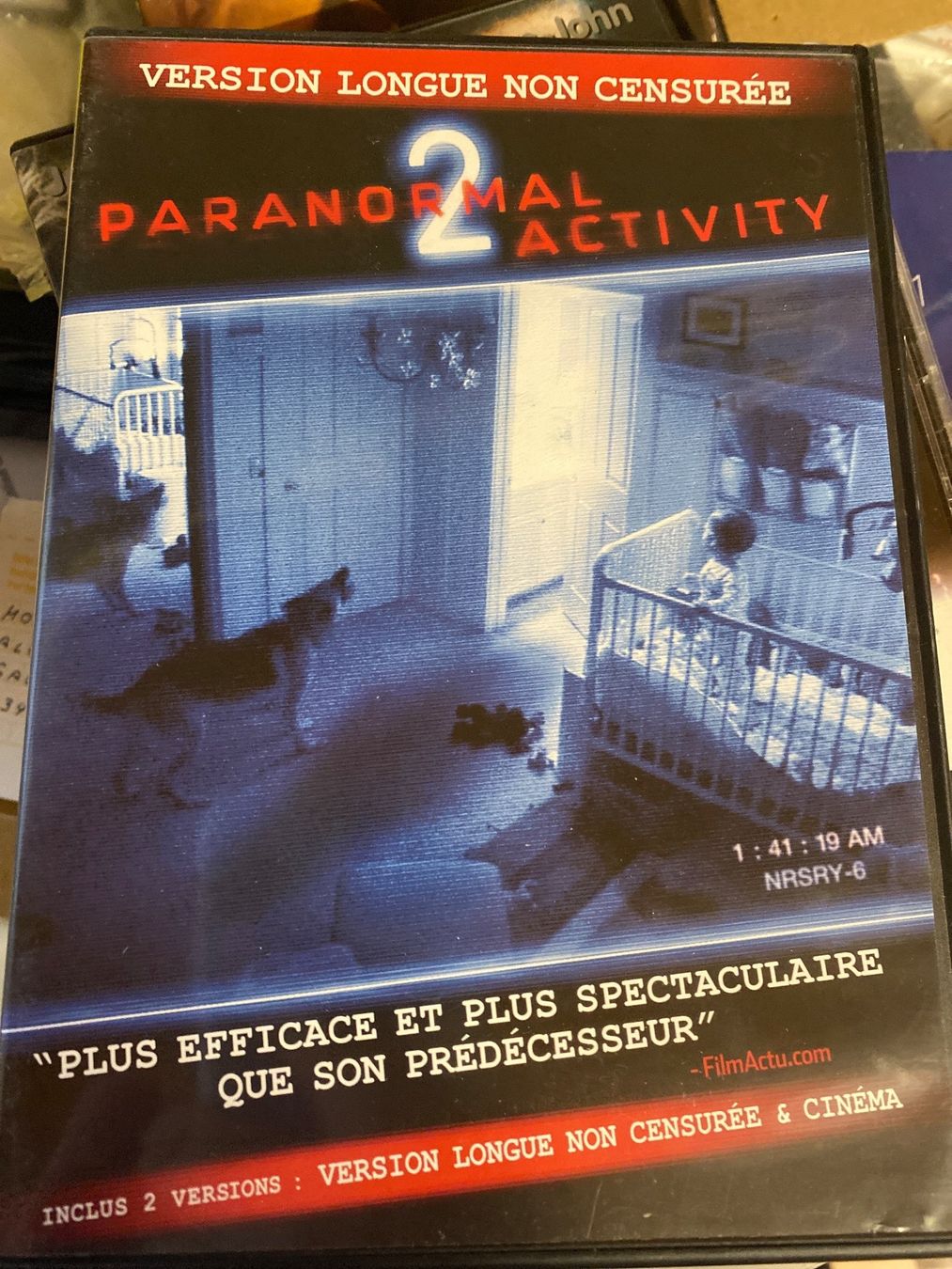 Tutti i DVDs: Paranormal Activity 2 - Version Longue Non Censurée - dvd – Usato da Le Brassus venduto da cinema13