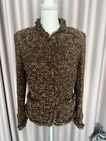 Edle Tweed-Jacke, Grösse 40/42