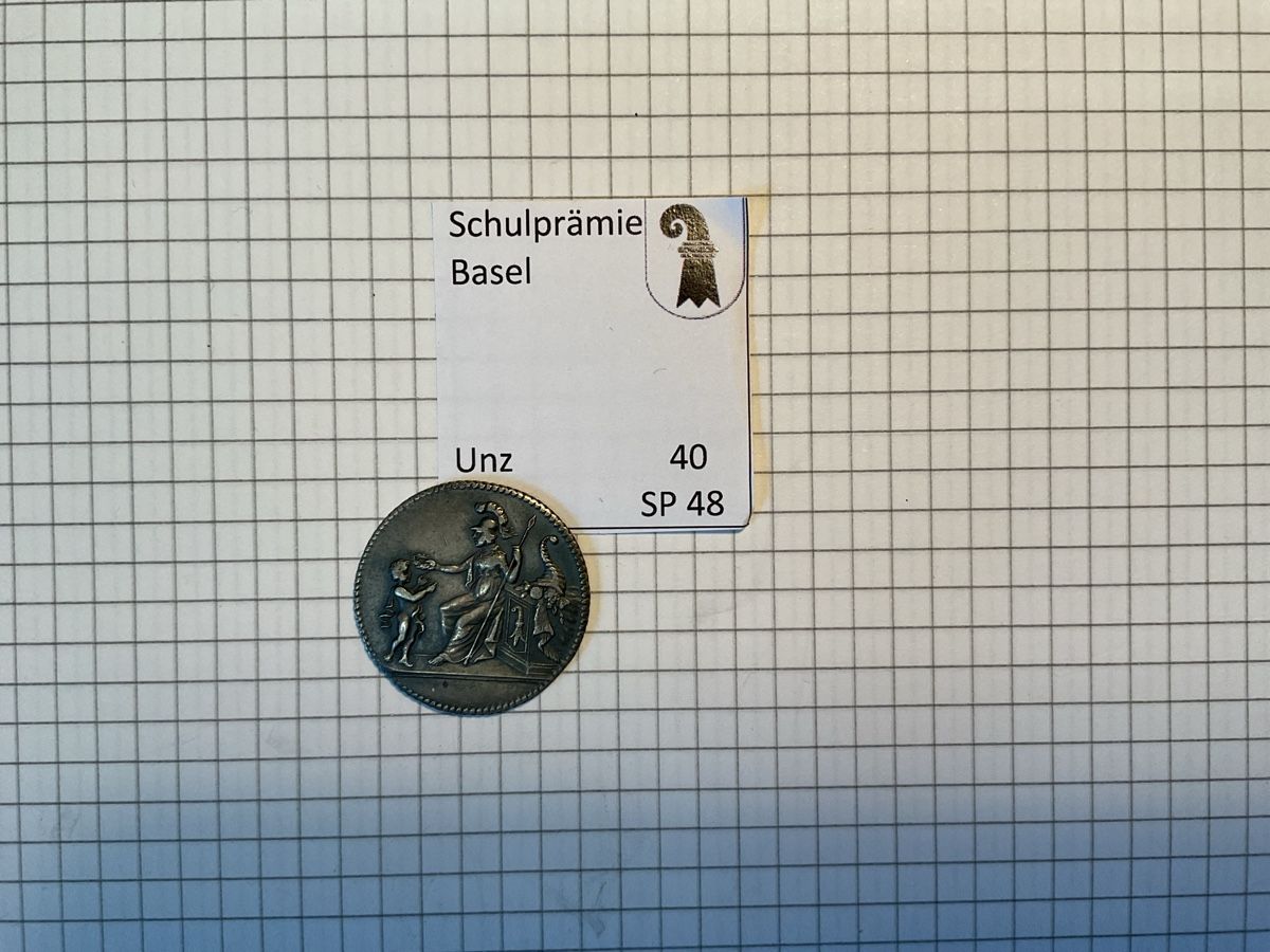 Medaillen: Basel Schulprämie – Gebraucht aus Ursenbach von tho_8s6p 1