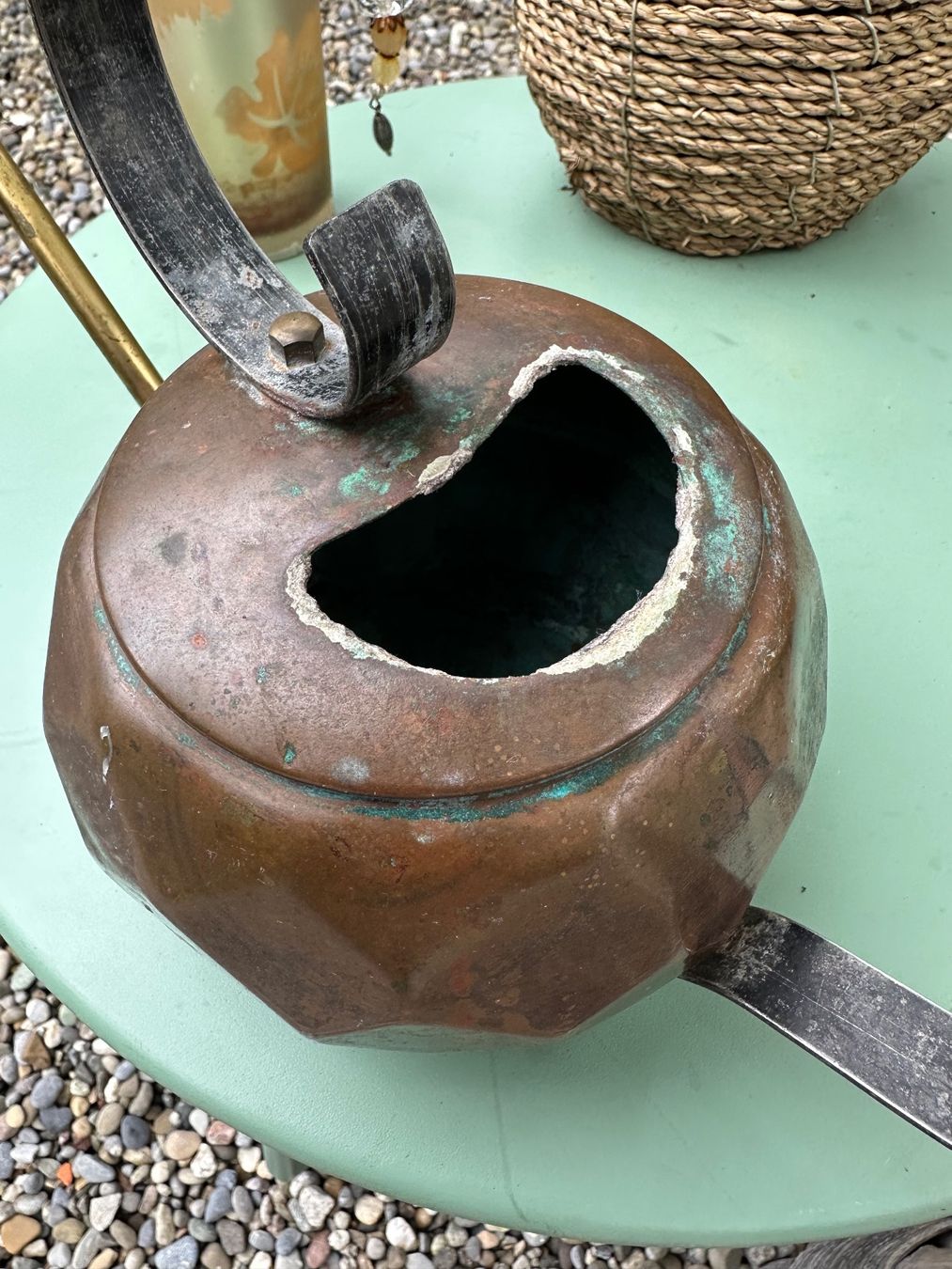 Bewässern & Giessen: seHr aLte  KuPFER  GiEsskAnne – Gebraucht aus Winkel von zeho 2